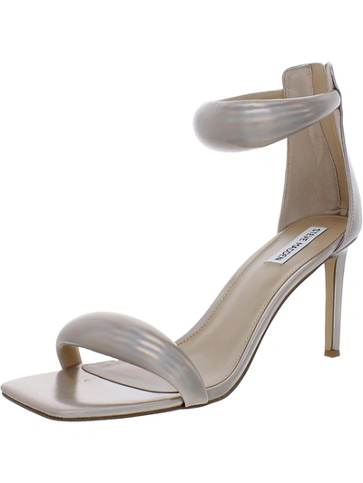 Steve Madden Women's Partay Ankle-strap Stiletto Dress Sandals In Grey
