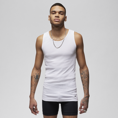Jordan Men's  Flight Base Tank Tops (2-pack) In White