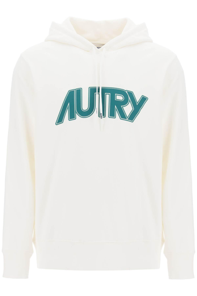 AUTRY HOODIE WITH MAXI LOGO PRINT