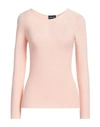 Giorgio Armani Woman Sweater Light Pink Size 14 Viscose, Polyester