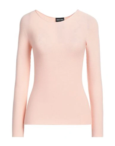 Giorgio Armani Woman Sweater Light Pink Size 10 Viscose, Polyester