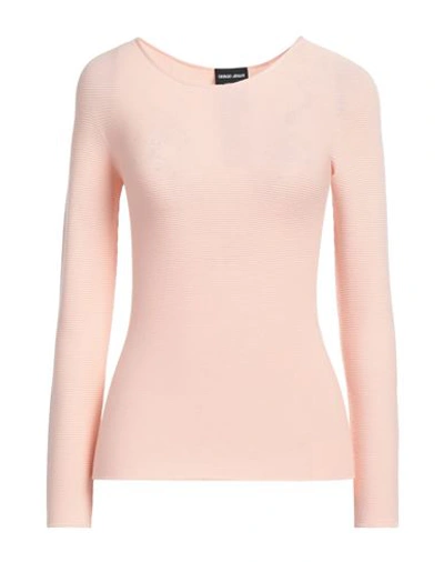 Giorgio Armani Woman Sweater Light Pink Size 12 Viscose, Polyester