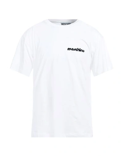 Moschino Man T-shirt White Size M Cotton