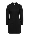 Rebel Queen By Liu •jo Woman Mini Dress Black Size L Viscose, Polyamide, Elastane In Black