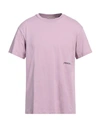 Hinnominate Man T-shirt Pink Size S Cotton, Elastane