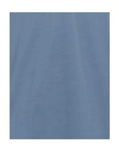 Barba Napoli Man T-shirt Slate Blue Size 46 Cotton