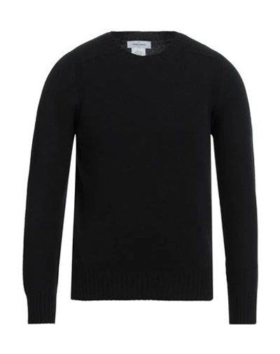 Gran Sasso Man Sweater Black Size 44 Virgin Wool In Brown