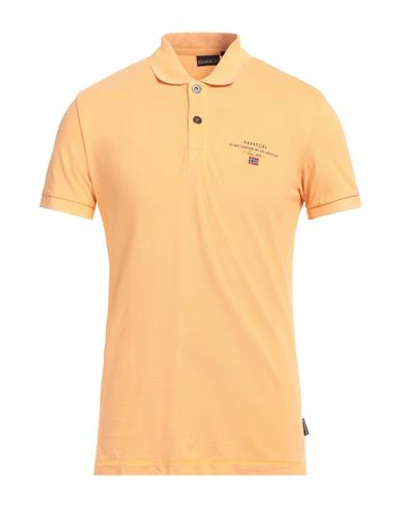 Napapijri Man Polo Shirt Mandarin Size S Cotton In Multi