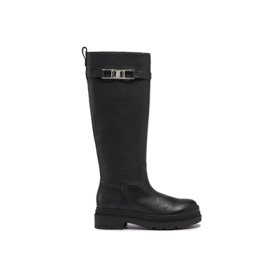 FERRAGAMO LEATHER BOOTS