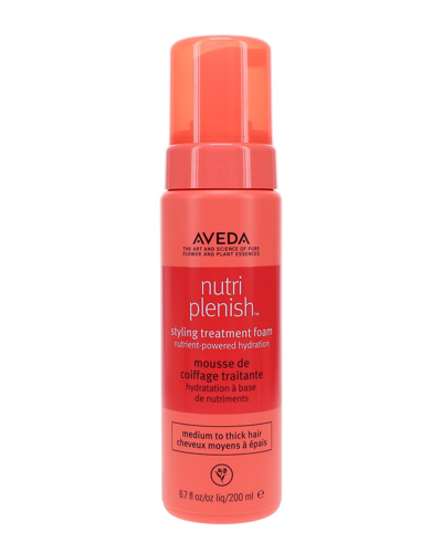 Aveda Unisex 6oz Nutriplenish Styling Treatment Foam In White