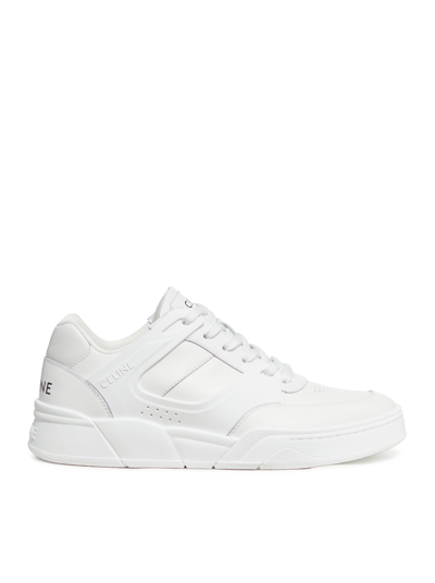 Celine Ct-07 Low Top Sneaker In White