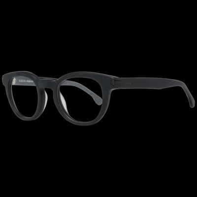 Lozza Black Unisex Optical Frames In Gray