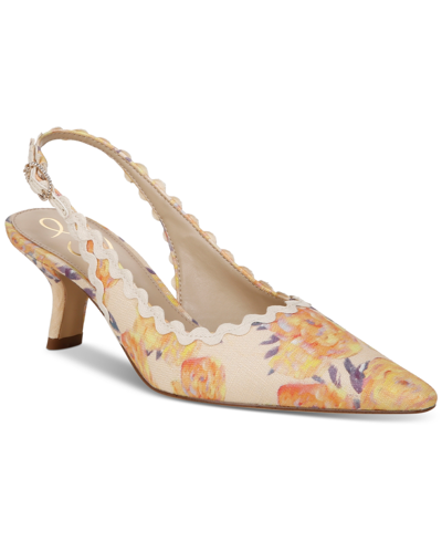 Sam Edelman Women's Bianka Slingback Kitten-heel Pumps In Apricot