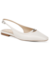 Sam Edelman Cleo Slingback Flat In Bright White