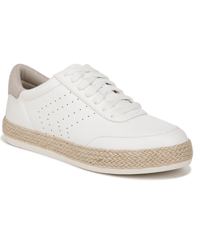 Dr. Scholl's Women's Madison Fun Sneakers In White Faux Leather