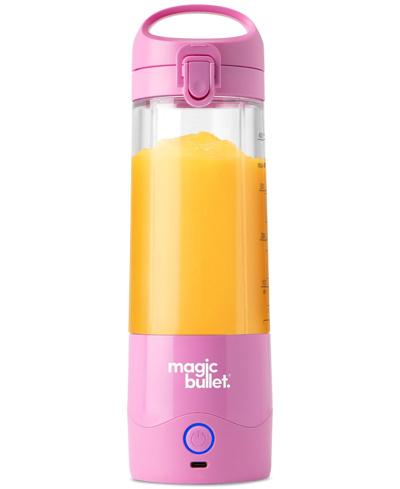 Magic Bullet Usb Rechargeable Personal Portable Blender In Pink
