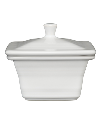 Fiesta Square Covered Box 4 5/8 Inch In White