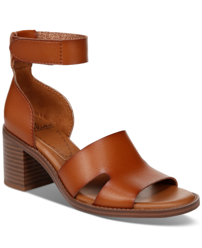 Zodiac Women's Ida Block-heel Dress Sandals In Brown