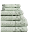 Cobra Diplomat 100% Cotton 6-pc. Bath Towel Set In Pacific