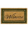 HOME & MORE BORDER WELCOME COIR/VINYL DOORMAT, 24" X 36"