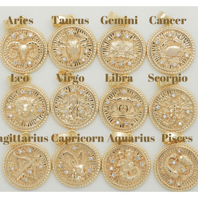 Ayou Jewelry Zodiac Necklace In Gold