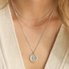Ayou Jewelry Saint Christopher Necklace In Grey