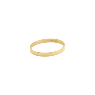 Ayou Jewelry Flat Band Ring For Men In Gold