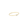 AYOU JEWELRY DAINTY SOLITAIRE RING
