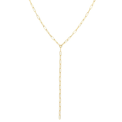 Ayou Jewelry Laurel Lariat Necklace In Gold
