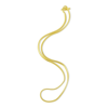 ARVINO SEAMED SNAKE CHAIN NECKLACE GOLD VERMEIL
