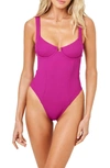 L*SPACE KENDALL UNDERWIRE ONE-PIECE SWIMSUIT