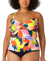 ANNE COLE ANNE COLE HALTER X BACK TANKINI