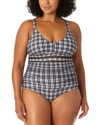 ANNE COLE ANNE COLE TRIM INSERT TRI ONE-PIECE