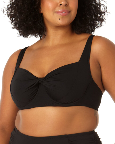 Anne Cole Retro Twist Underwire Top