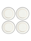 Kate Spade New York Set Of 4 Make It Pop White Dinner Plates