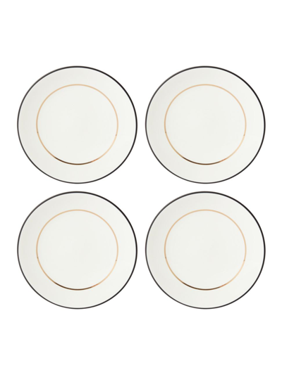 Kate Spade New York Set Of 4 Make It Pop White Dinner Plates