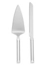 Kate Spade Key Court 2-piece Dessert Set In Gray