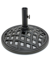 Agio Astaire Round Umbrella Base In Dark Brown