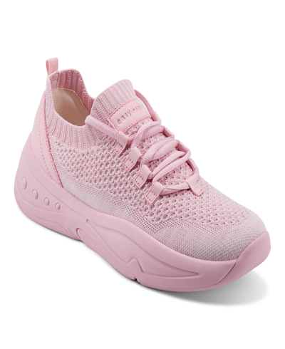 Easy Spirit Women's Power Knit Lightweight Slip-on Sneakers In Pink