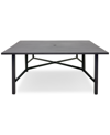 AGIO ASTAIRE 64" SQUARE OUTDOOR SLAT TOP DINING TABLE