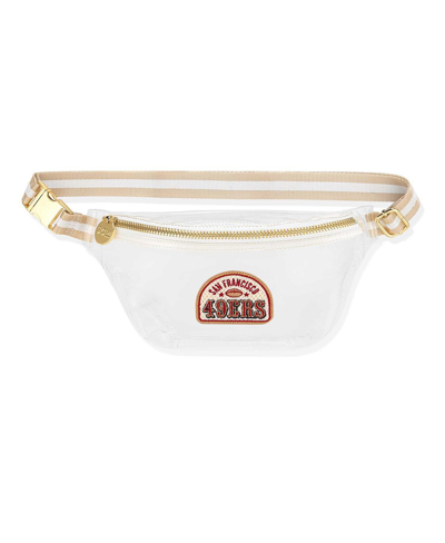 Stoney Clover Women's  San Francisco 49ers Stadium Clear Belt Bag In Tan