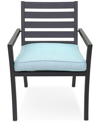 Agio Astaire Outdoor Dining Chair In Spa Light Blue