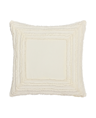 Piper & Wright Lillian Decorative Pillow, 16" X 16" In Cream