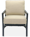 Agio St Croix Outdoor 3-pc Lounge Chair Set (2 Lounge Chairs + 1 End Table) In Straw Natural