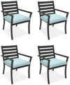 AGIO ASTAIRE OUTDOOR 4-PC DINING CHAIR BUNDLE SET