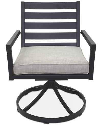 Agio Astaire Outdoor Swivel Chair In Oyster Light Grey