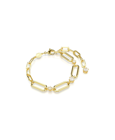 Swarovski Women's Constella Dextera Goldtone & Crystal Necklace In Yellow Gold