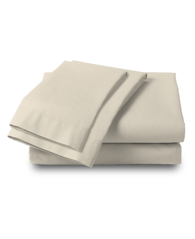 Color Sense 300-thread Count Cotton Ultra-soft Crease-resistant Pillowcases, King In Off-white