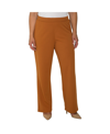 STANDARDS & PRACTICES WOMEN'S PLUS SIZE HIGH WAIST STRETCH CREPE PANTS