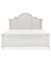 Macy's Mandeville Upholstered King Bed In White